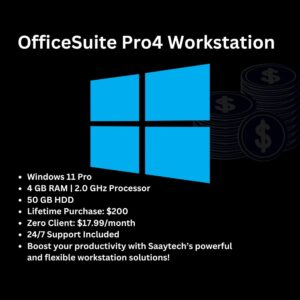 OfficeSuite Pro4 - Windows 11 Pro Workstation